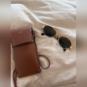 Celine Triomphe Metal Sunglasses